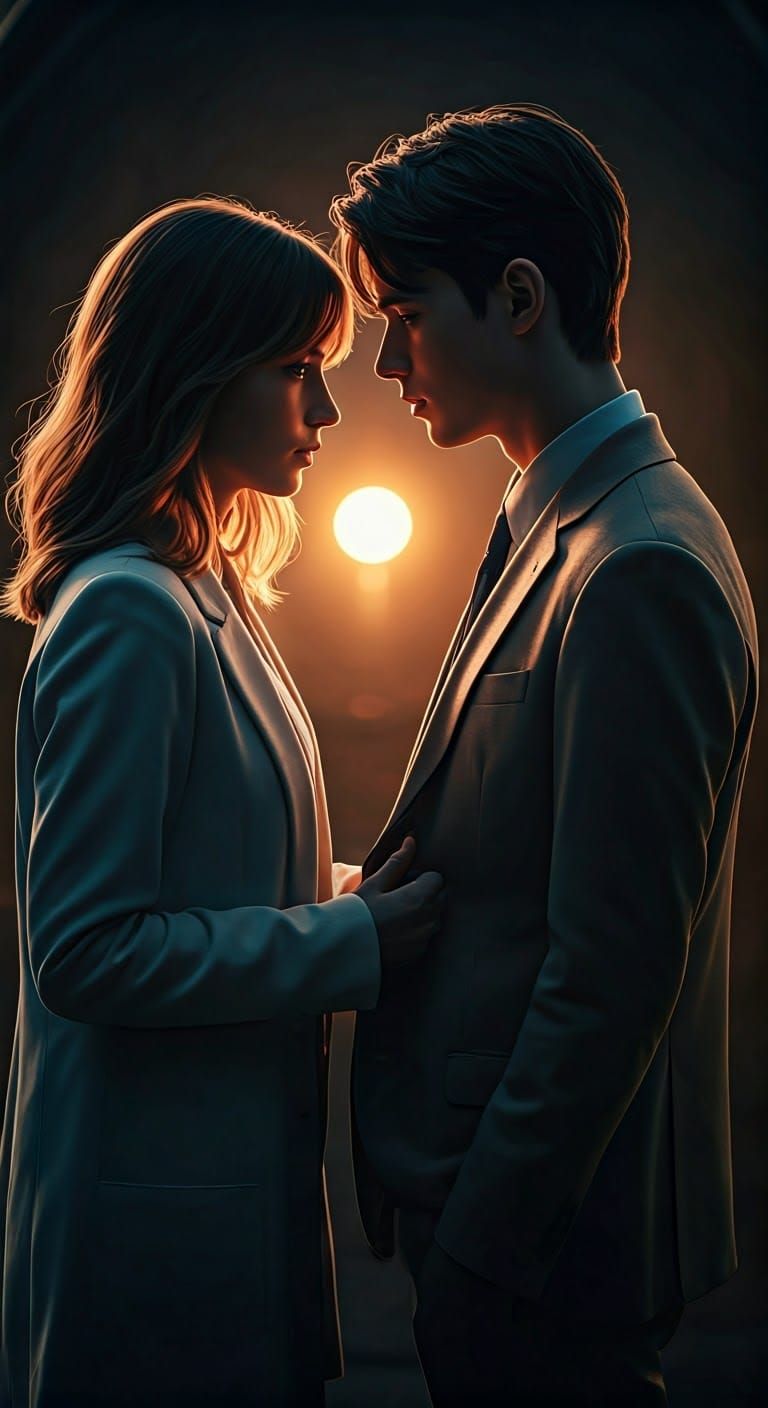 Cinematic Still of Pure Love in Film Grain