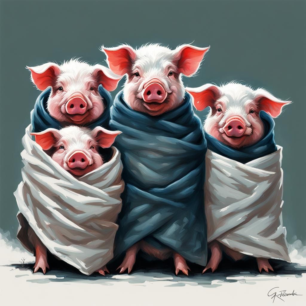 Three Little Pigs in Sinister Style
