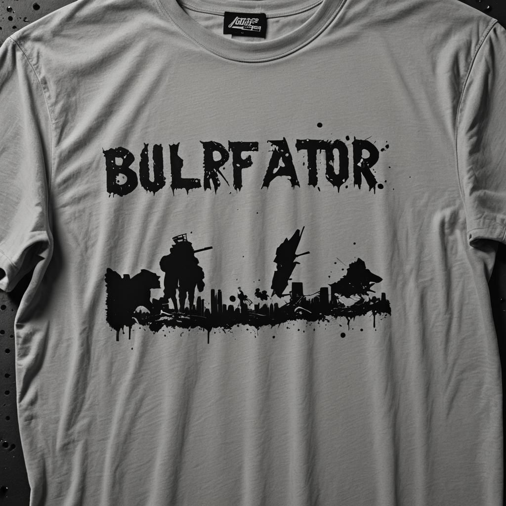 Black and White Bullet Hole T-Shirt: Film Noir Style