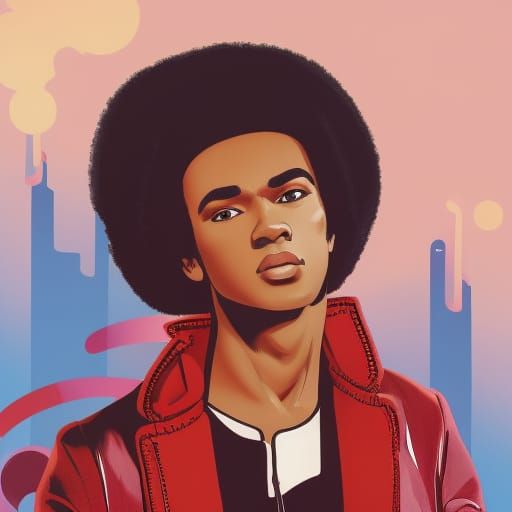 young man on his way to a disco