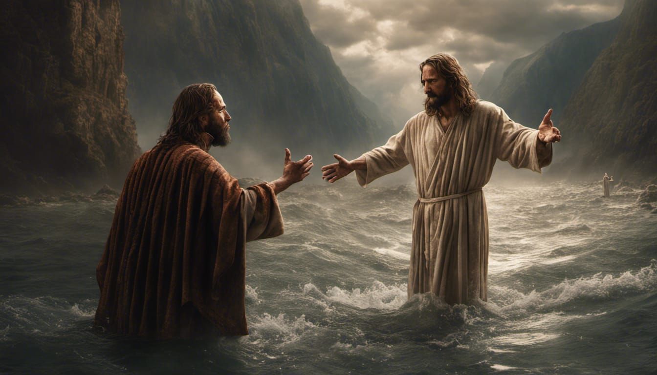 The Baptism of Christ: Epic Digital Matte Painting