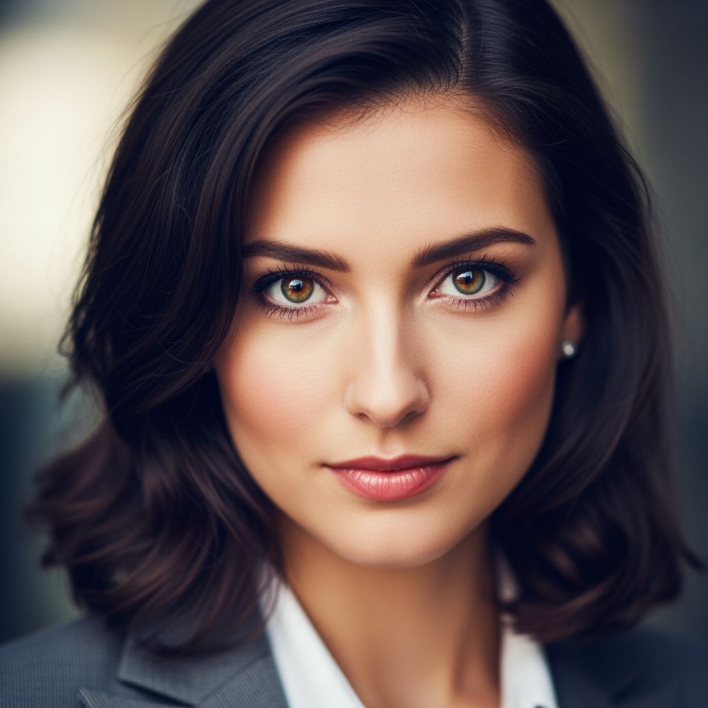 Professional Woman Portrait with Elegant Lighting
