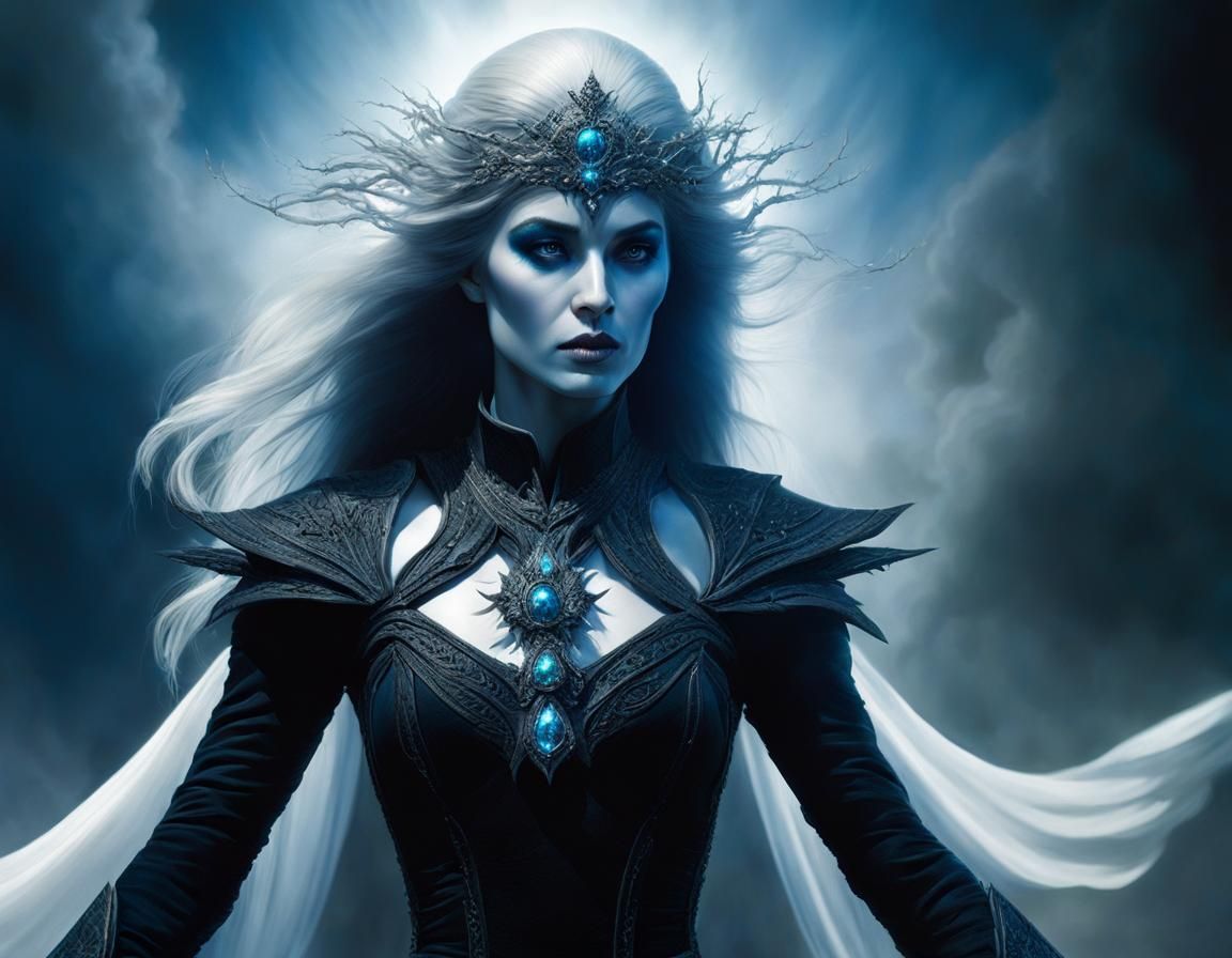 Ethereal Banshee in Dark Fantasy Style