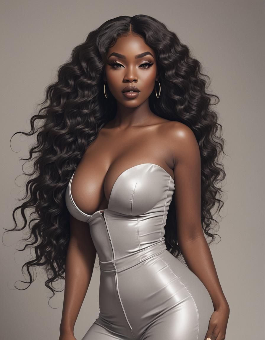 Abstract Portrait of a Beautiful Woman