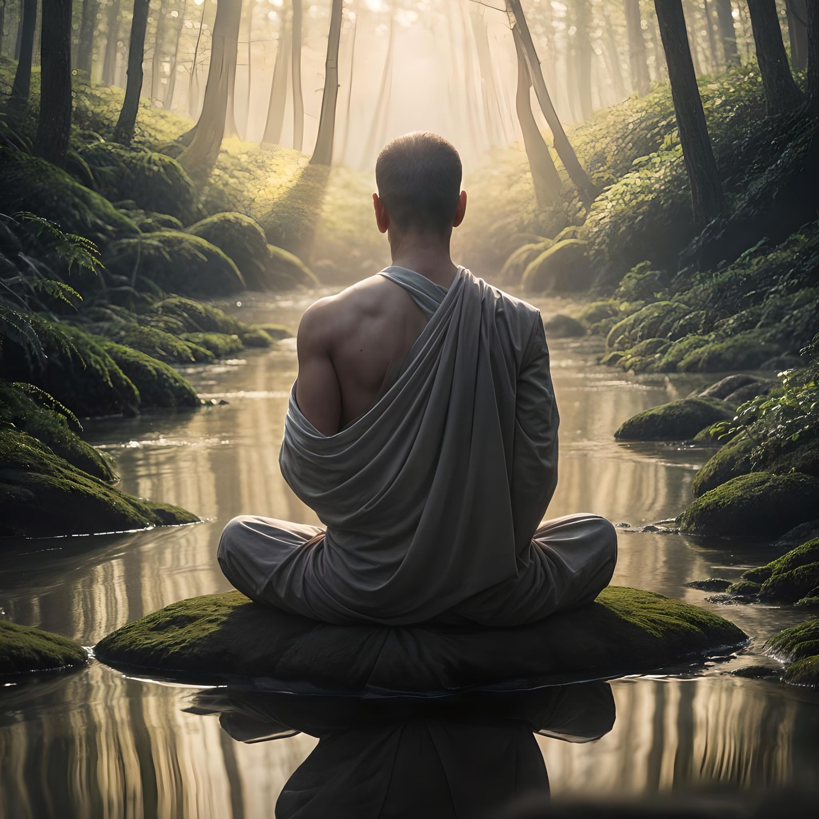 Peaceful spiritual life