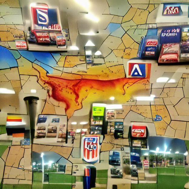 American Strip Malls and Gas Stations