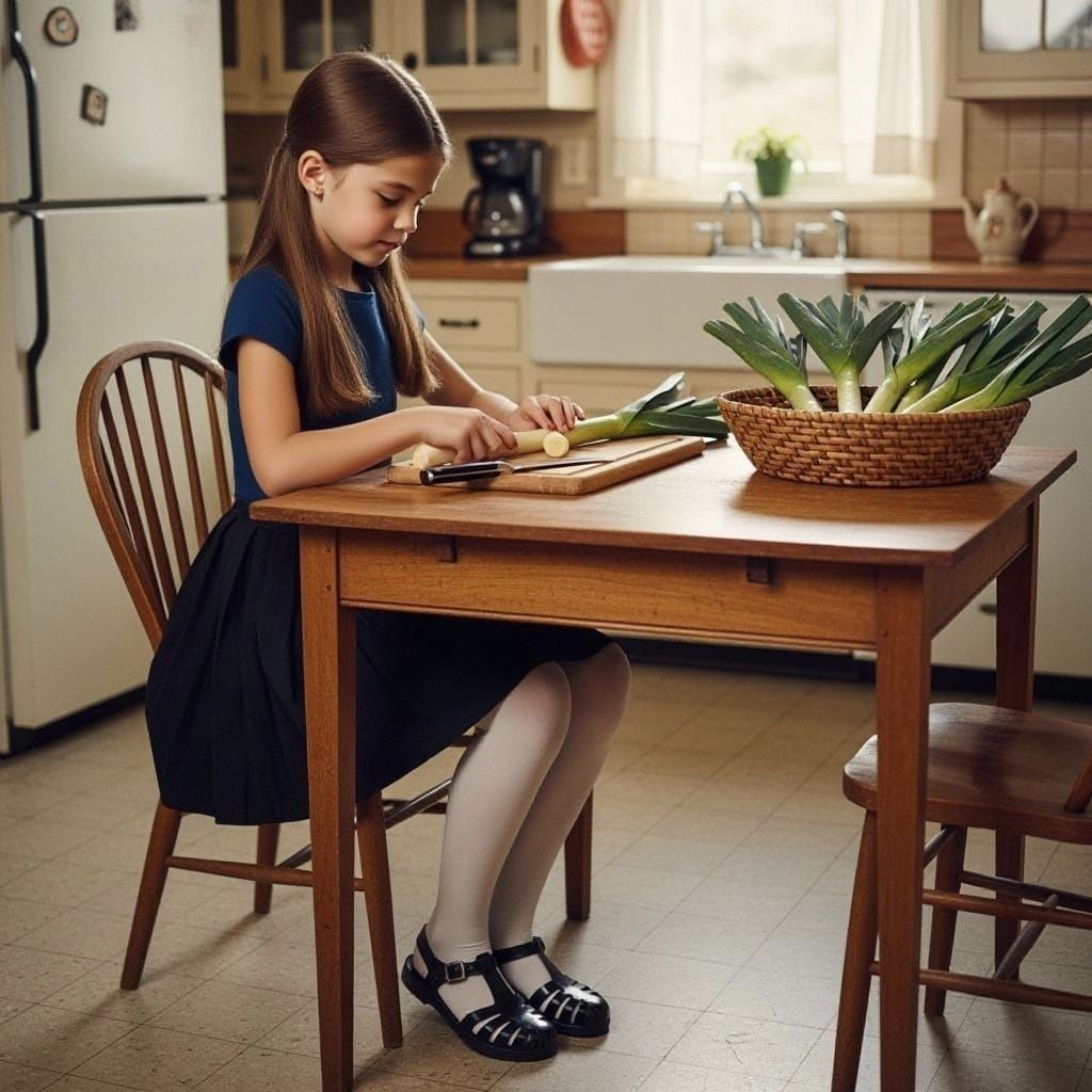 AI Image of an 11 Year Old Girl