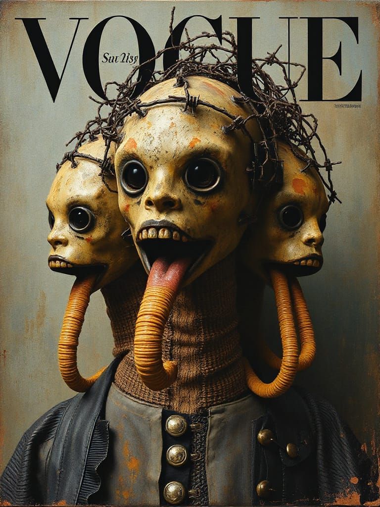 Surreal Jazz Band in Abstract Expressionist Style