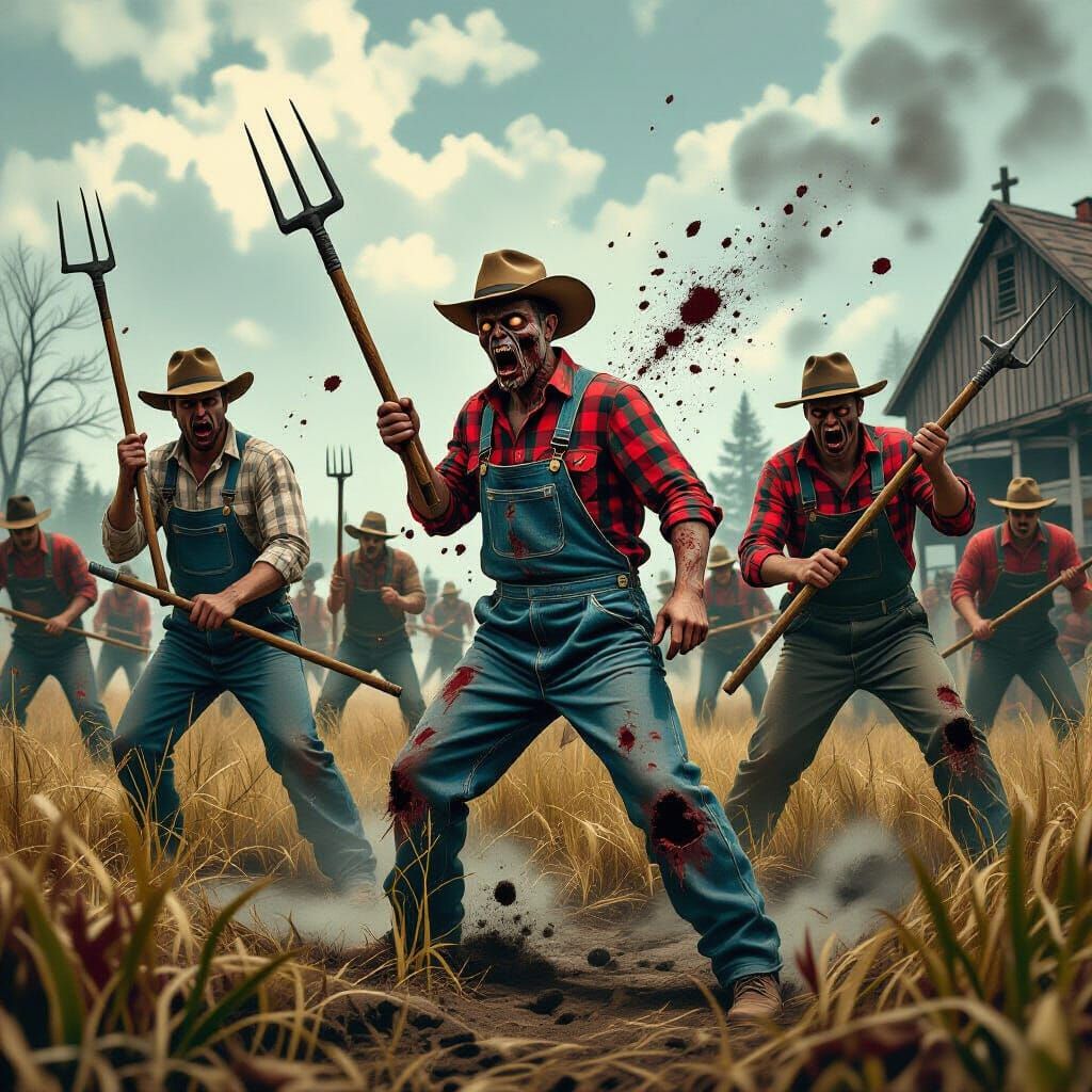 Farmers Fight Zombies in Rustic Dystopian Apocalypse