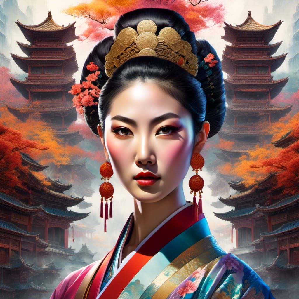 Asian Culture, Portrait,