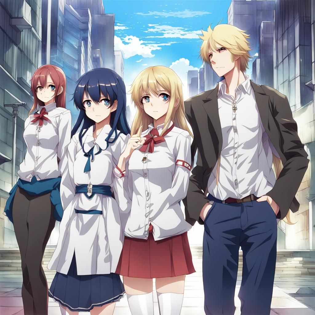 Anime Key Visual Inspired Manga Art