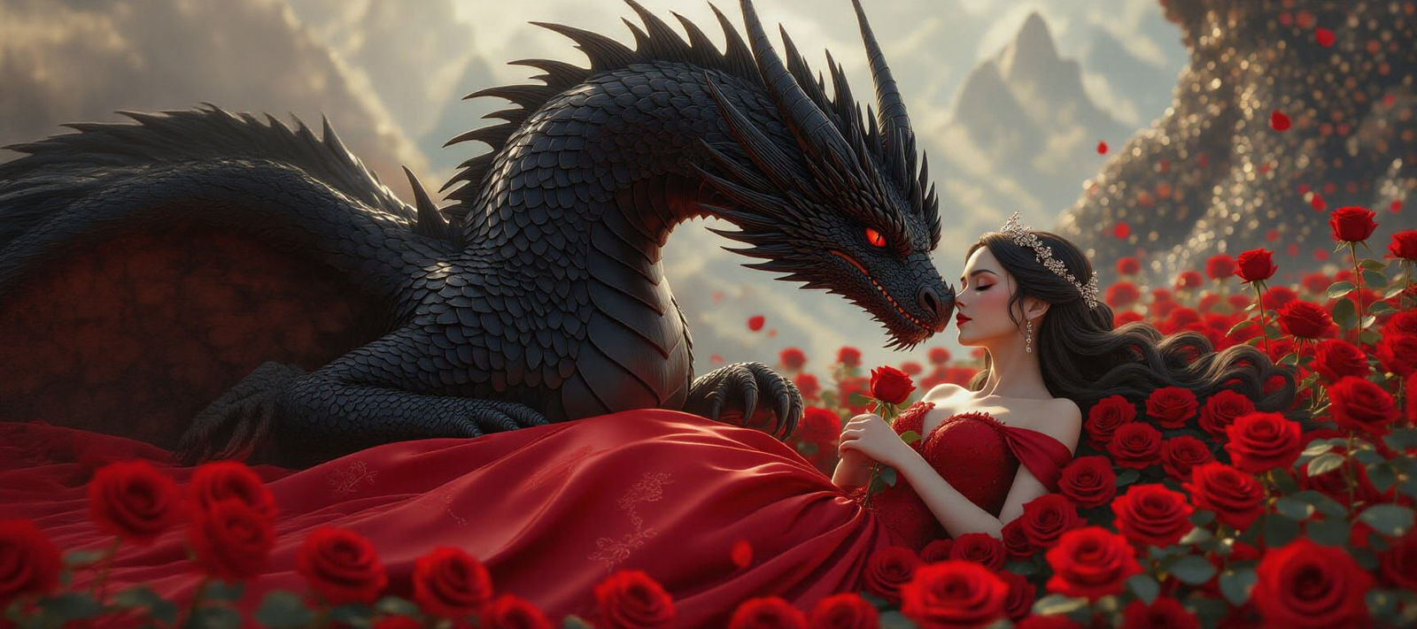 Dragon's Kiss: A Sleeping Beauty Scene