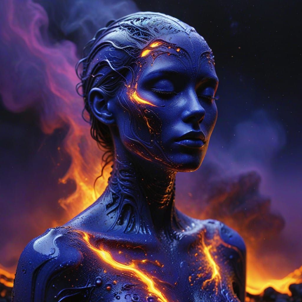 Surreal Metamorphosis in Cosmic Sunset