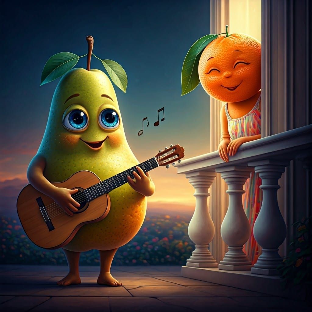 Surreal Summer Serenade in Pastel Hues