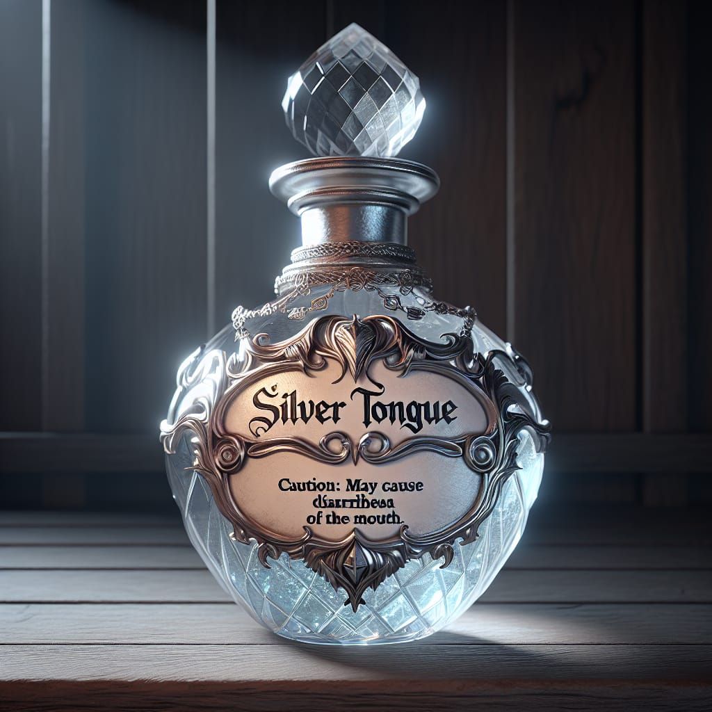 Enchanted Elixir in Elegant Bottle