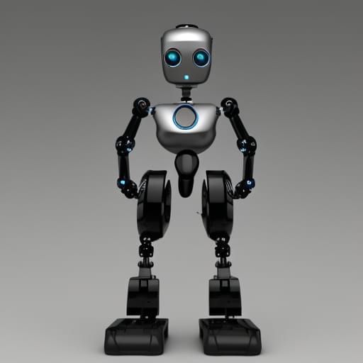 Futuristic Woman Robot