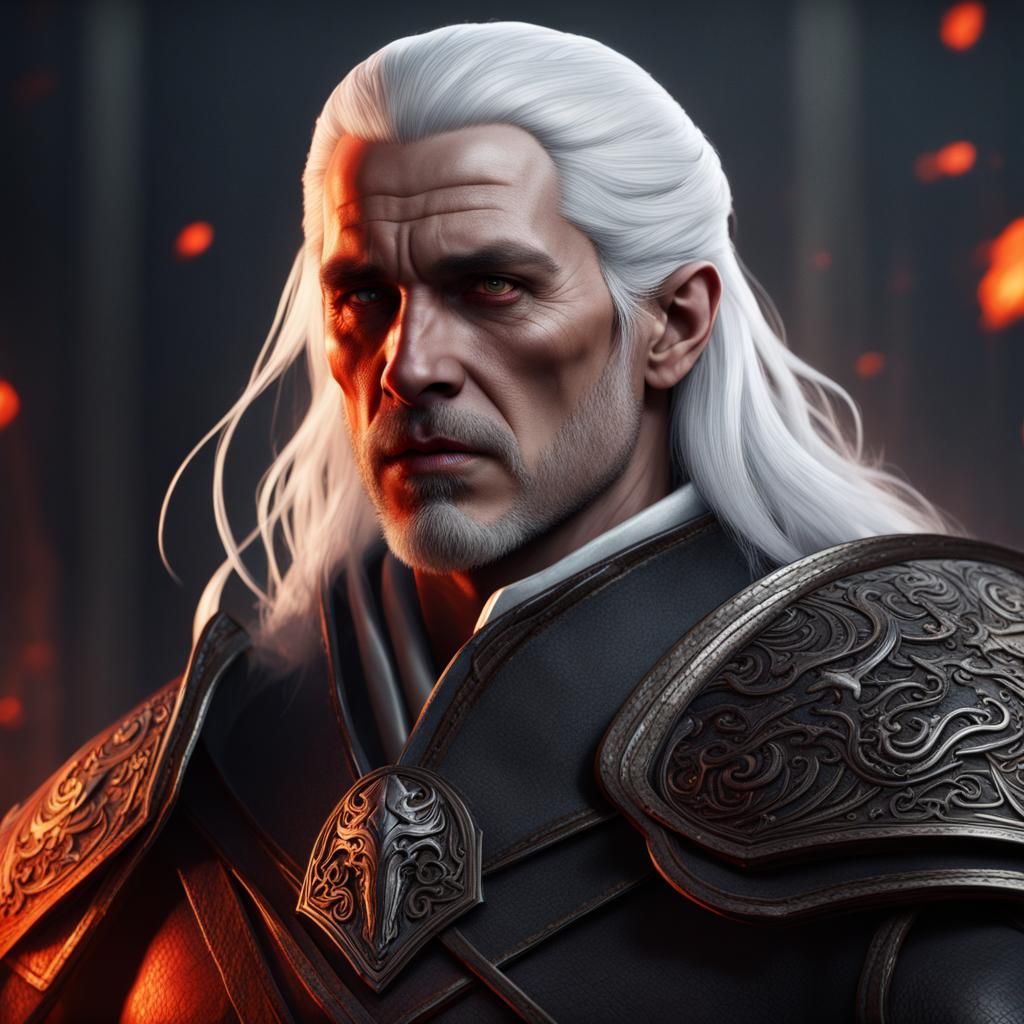 Fantasy Portrait of Handsome Man with Eye Patch