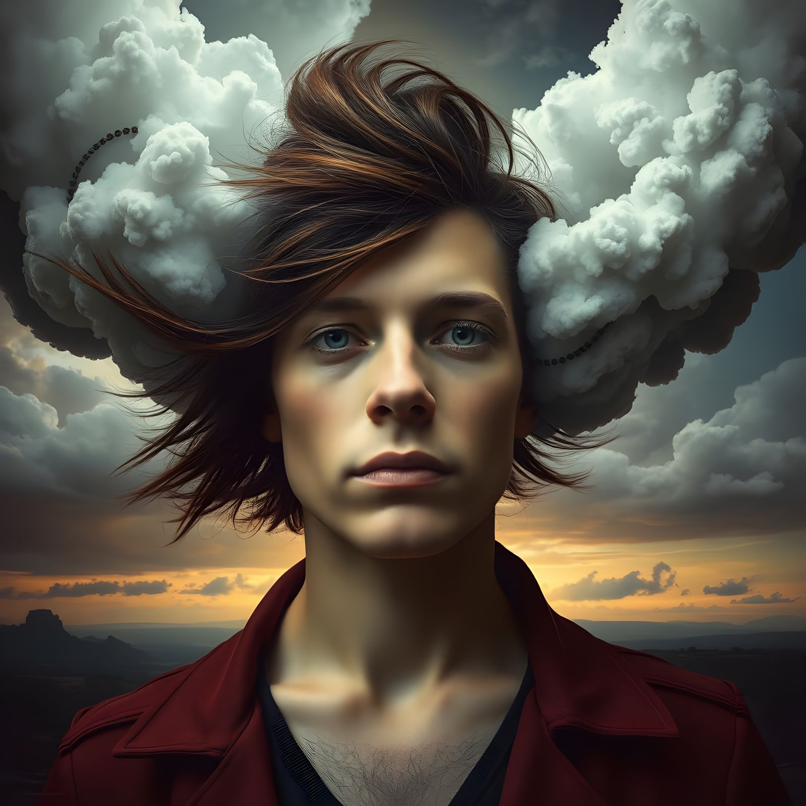 Dramatic Portrait of Contradiction