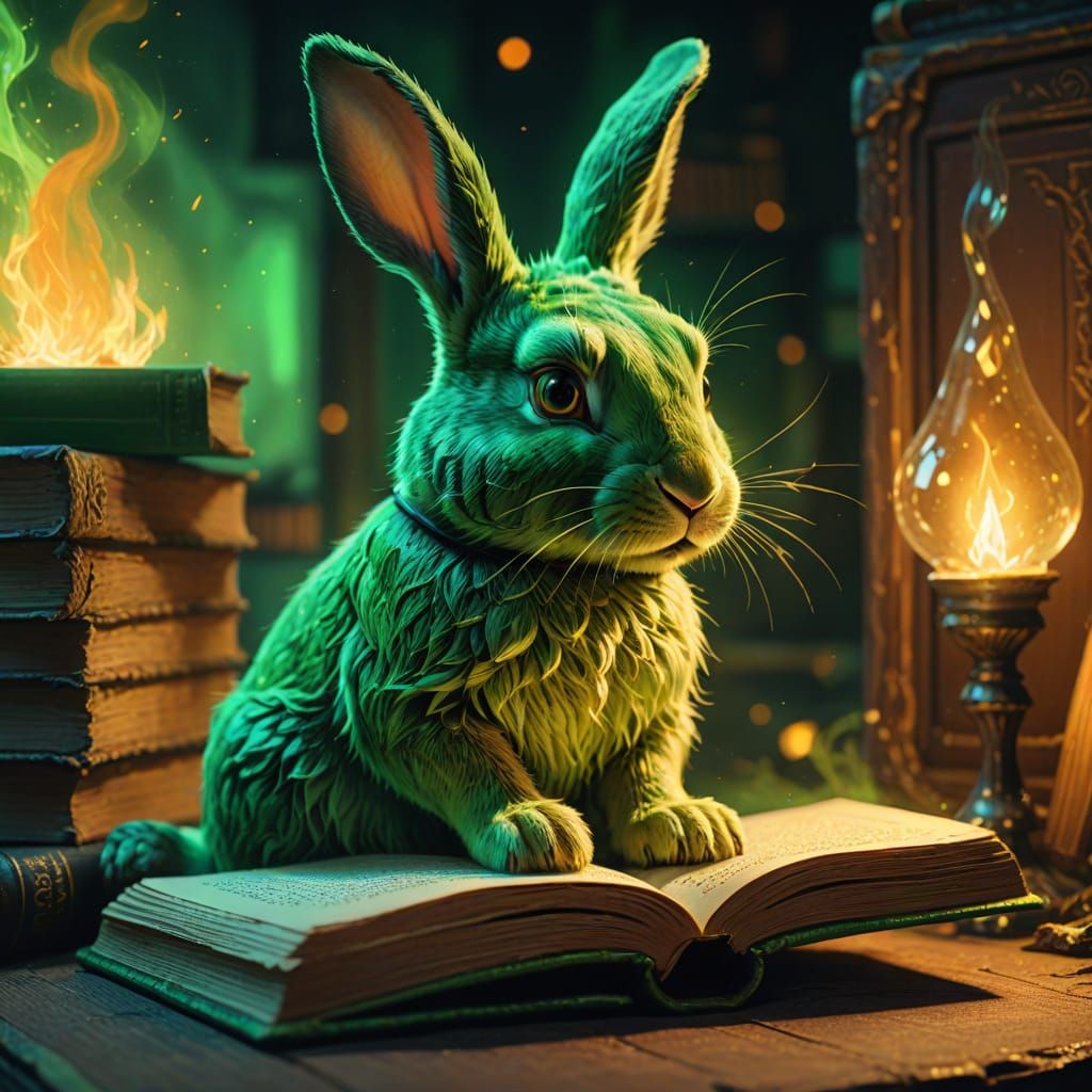 Green Rabbit Detective Investigates a Mystical Book