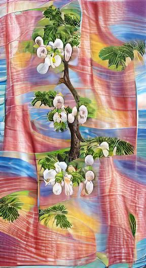 Impressionistic Tree Blossoms in Spring