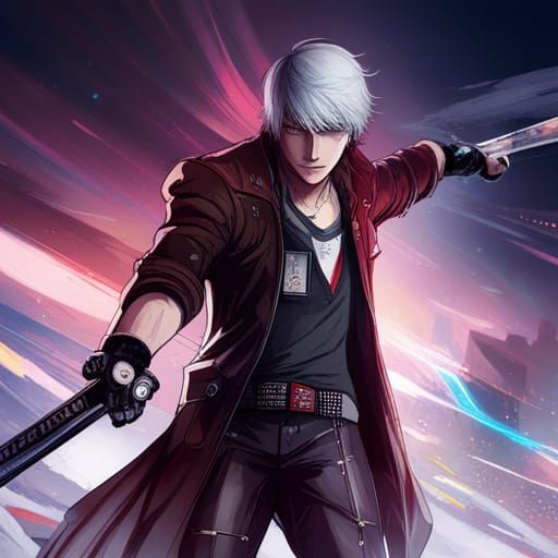 Mech Suit Character in Anime Art Style