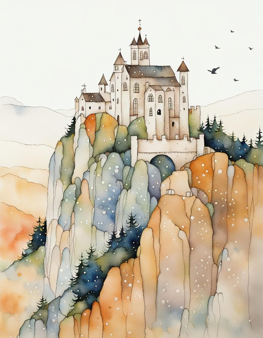 Bold Digital Art in Crowther Style