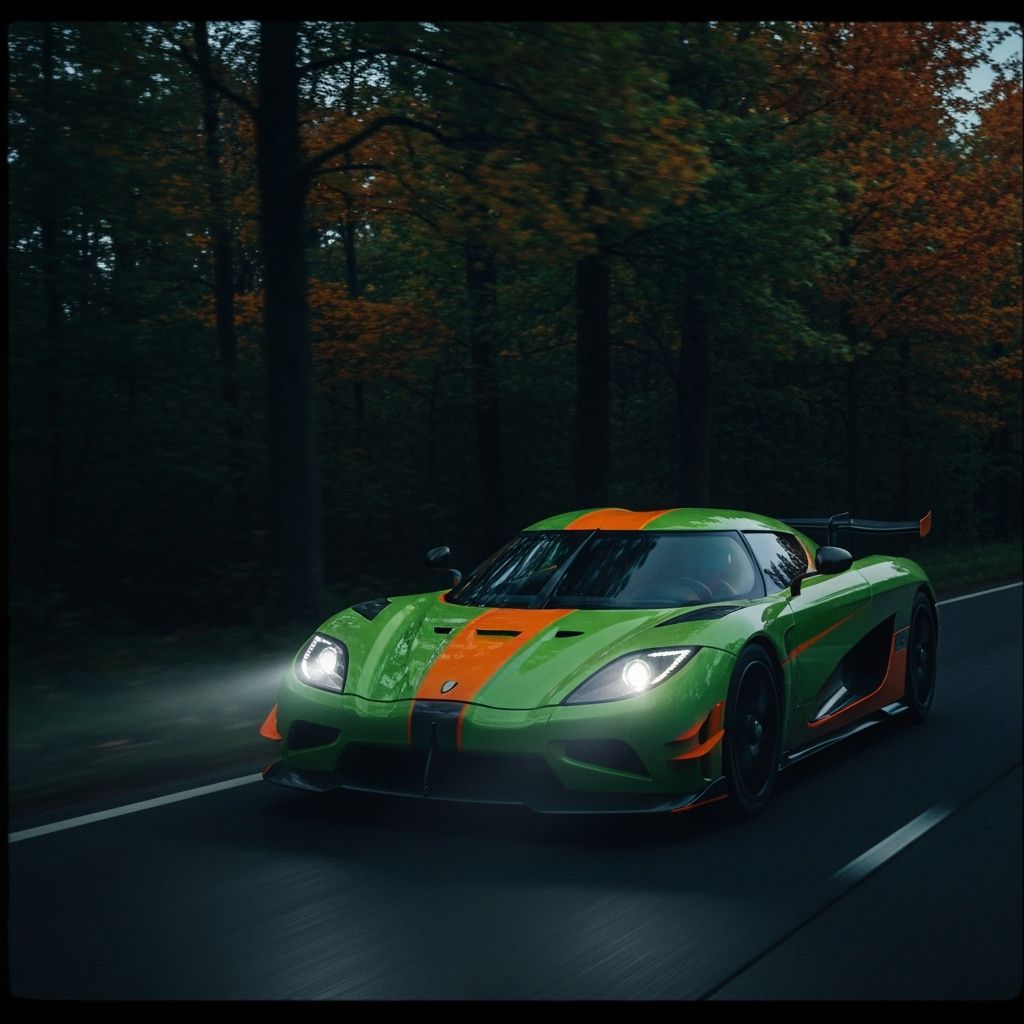 Koenigsegg Agera RS Races Through Twilight Forest