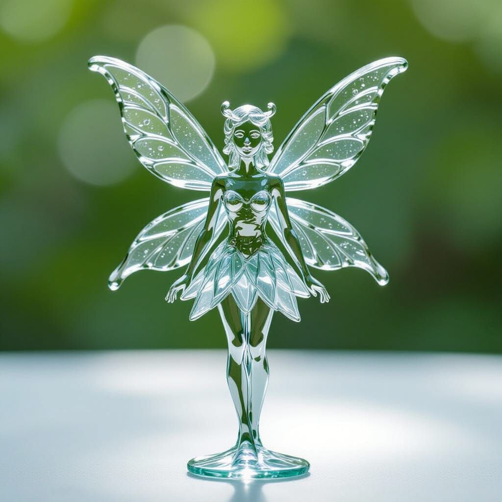 Ethereal Glass Fairy Art