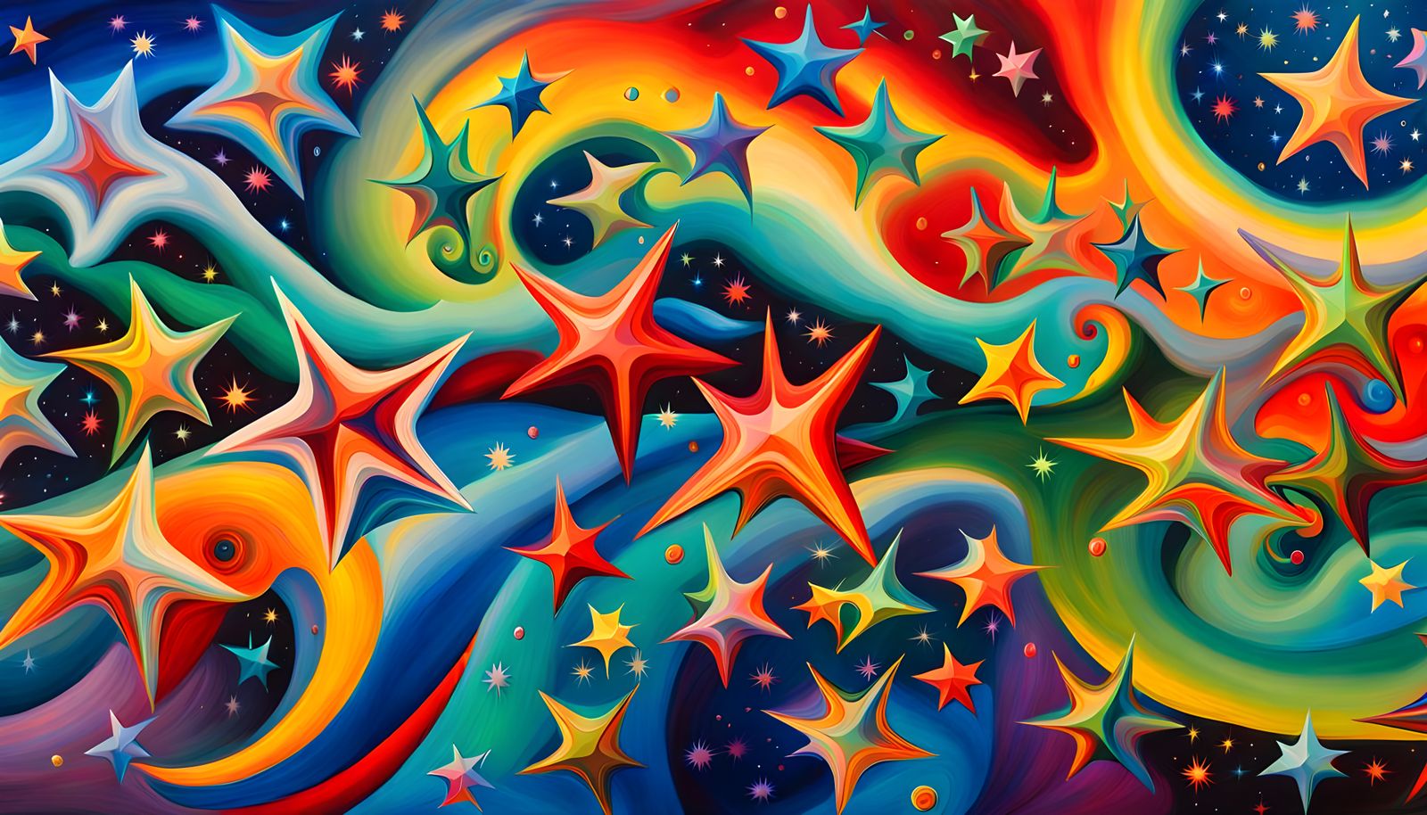 Iridescent Stars Form a Celestial Proto-Cluster as Impasto P...