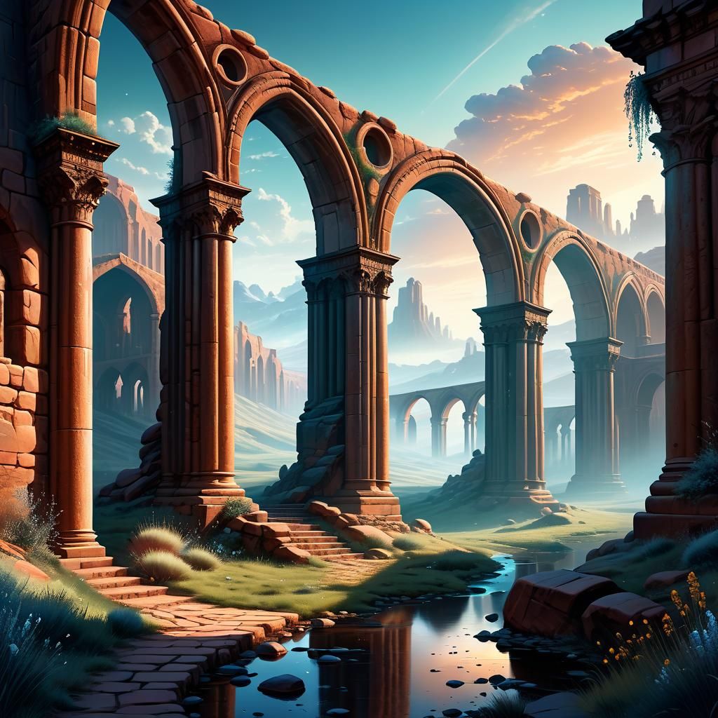 Dreamscape Arches: Atmospheric Landscape Photography