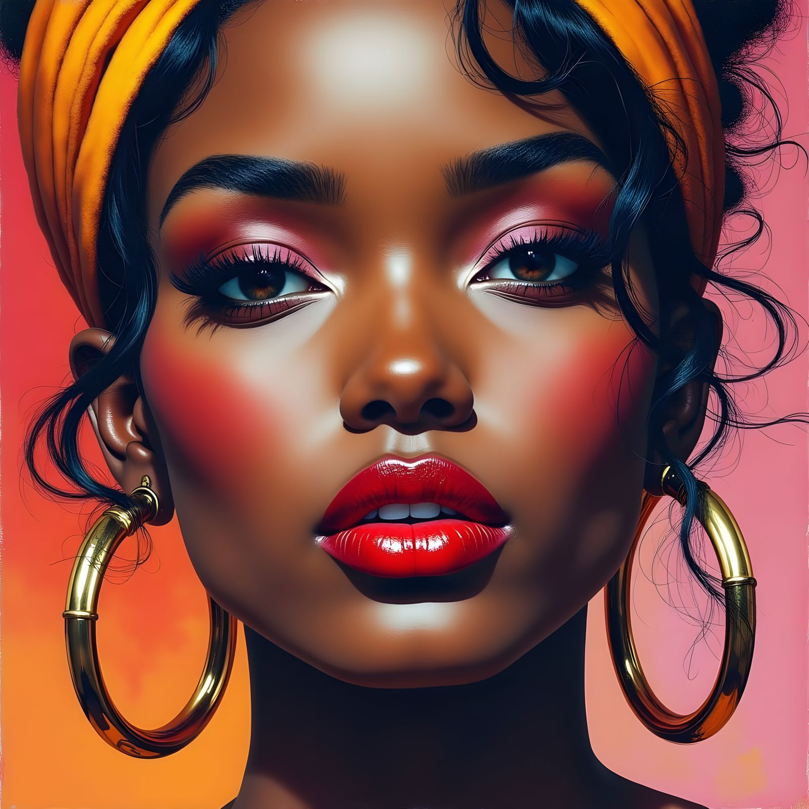 Hyper-Realistic Portrait in Colored Pencil Style