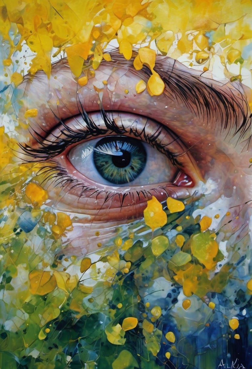 Expressive Portrait as Impasto Oil Painting