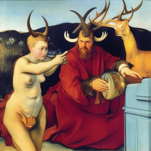 Horned Philosophers Await Golden Eggs: Classical-Inspired Ar...