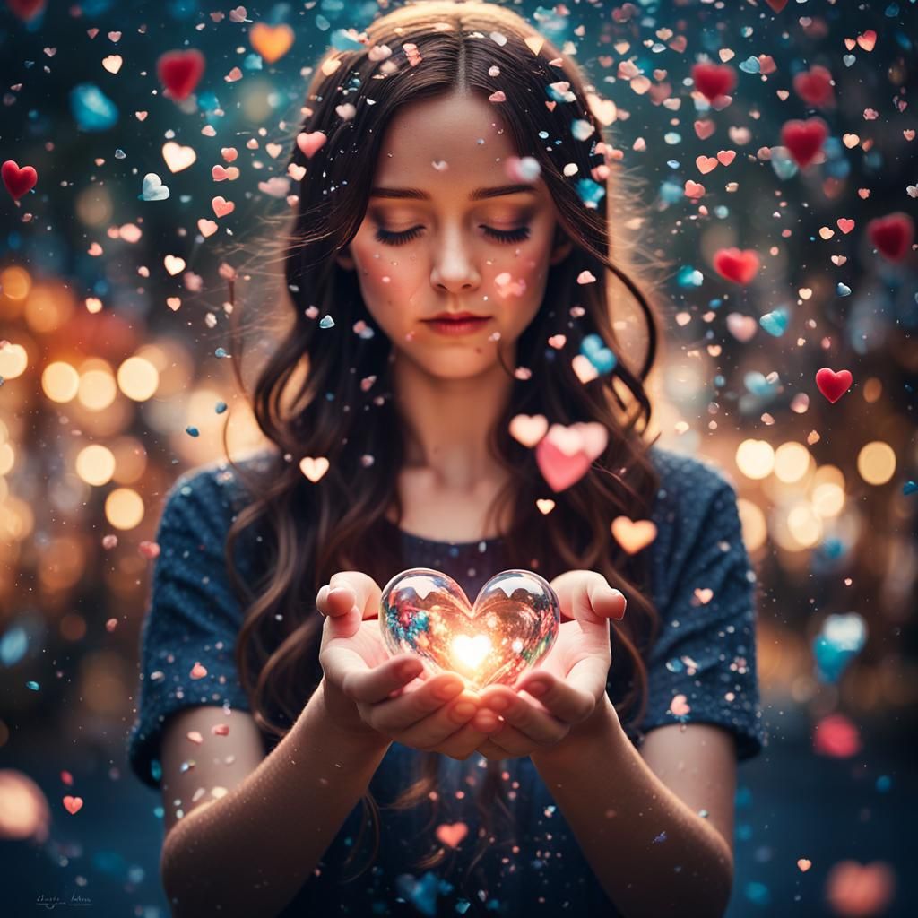 Heart in Hand: Fantasy Art with Love and Warmth