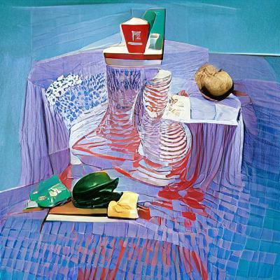 Colorful Still Life in Fauvist Style