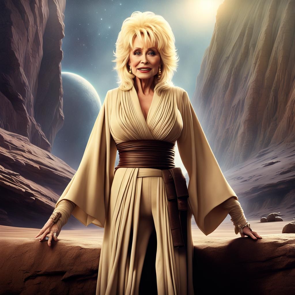 Dolly as a Rebel Commander in Star Wars