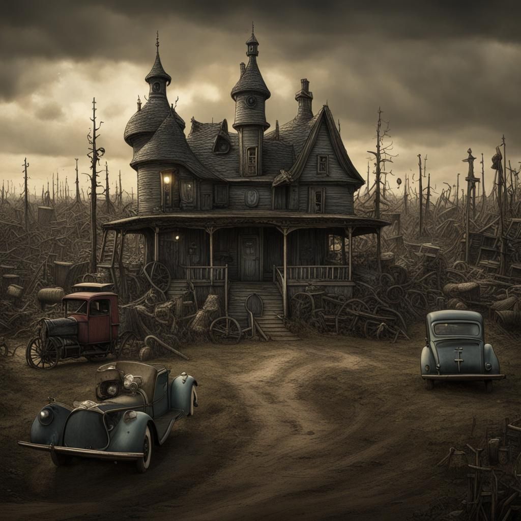 Unfinished Projects in a Gothic Horror Style