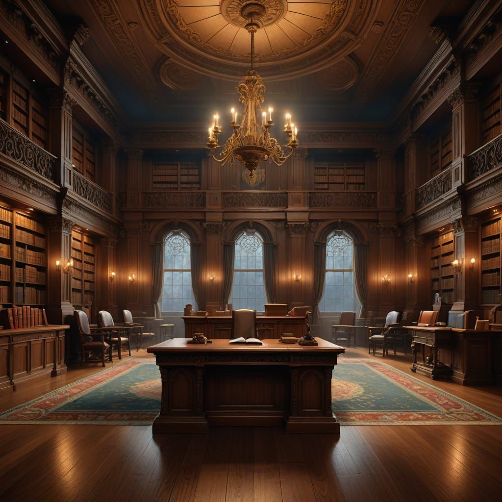 The Devil and Daniel Webster in an Ethereal Courtroom