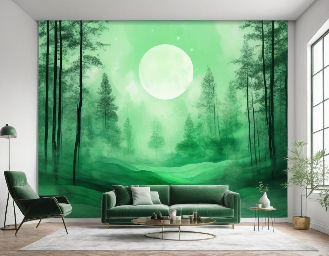 Ethereal Cabaret Scene in Abstract Surreal Style