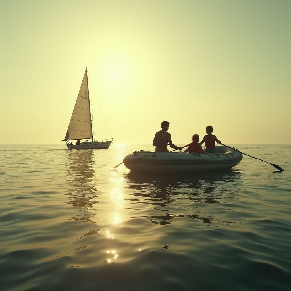 Epic Oceanic Drama: A Man's Hopelessness Against the Open Se...