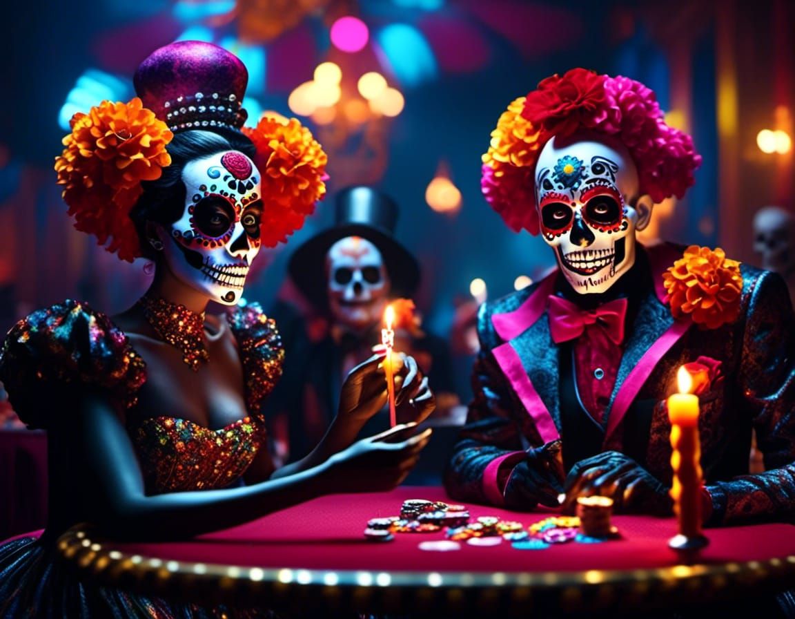 Dia de Los Muertos Poker Night