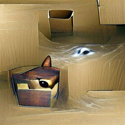 Spooky Cat in Schrödinger's Box