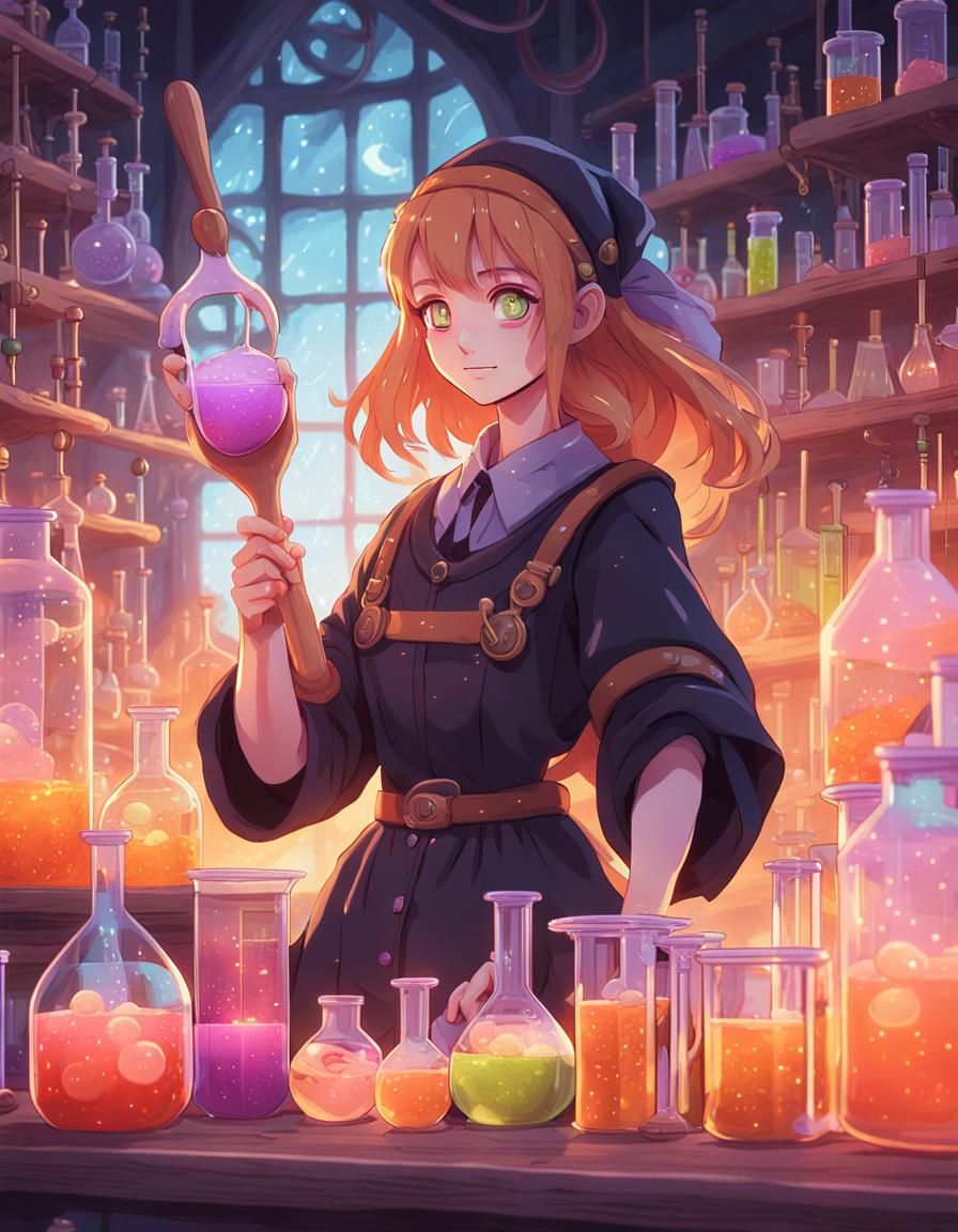 Anime Witch in Lab: Fantasy Experiment