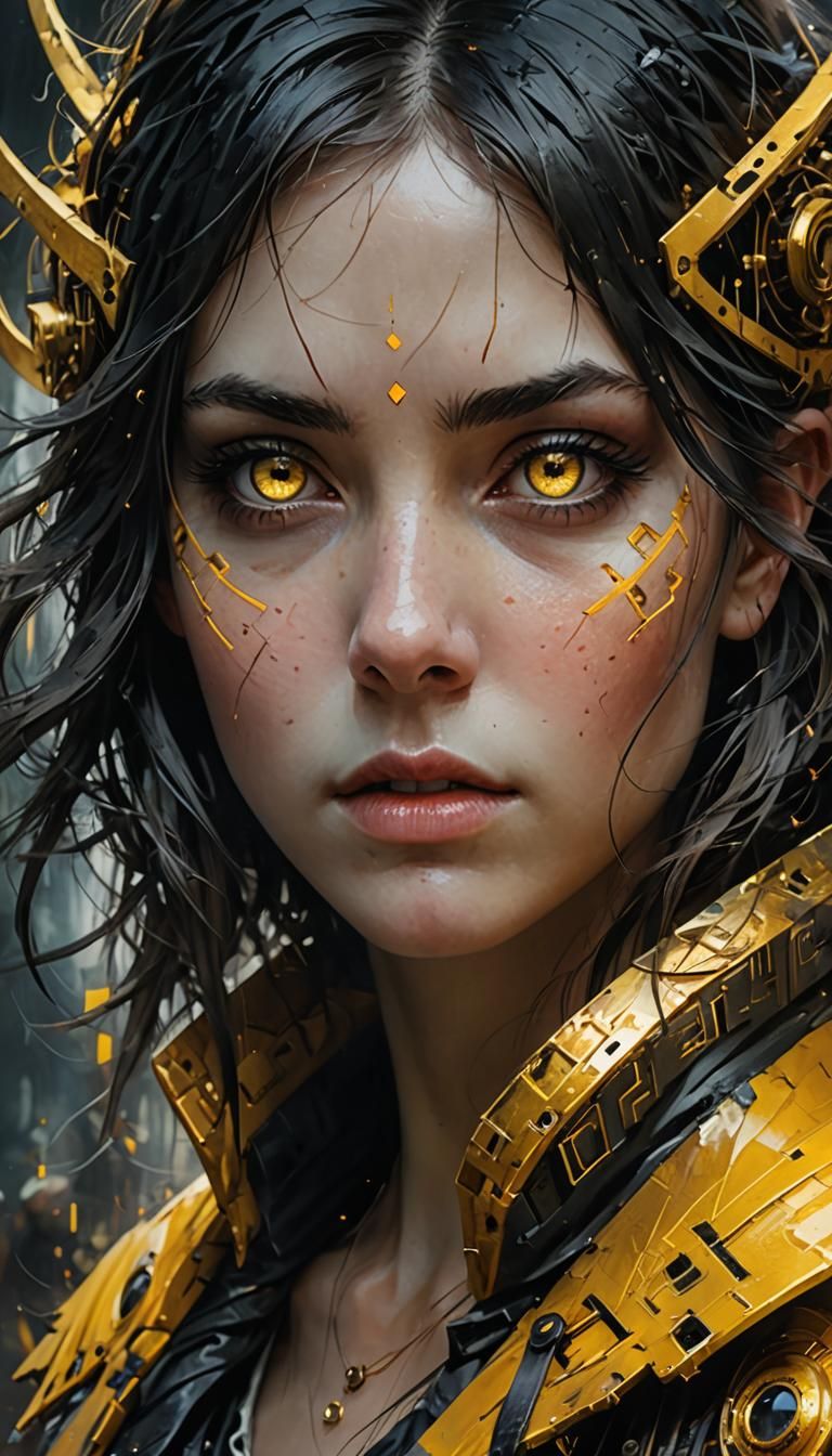 Labyrinth Eyes: A Polychromatic Digital Portrait