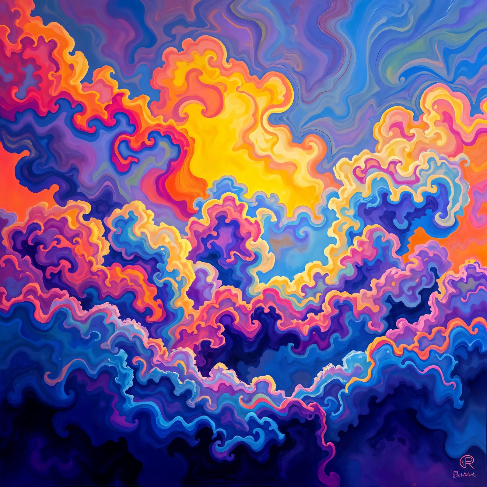 A State of Ecstatic Delerium in Surreal Style