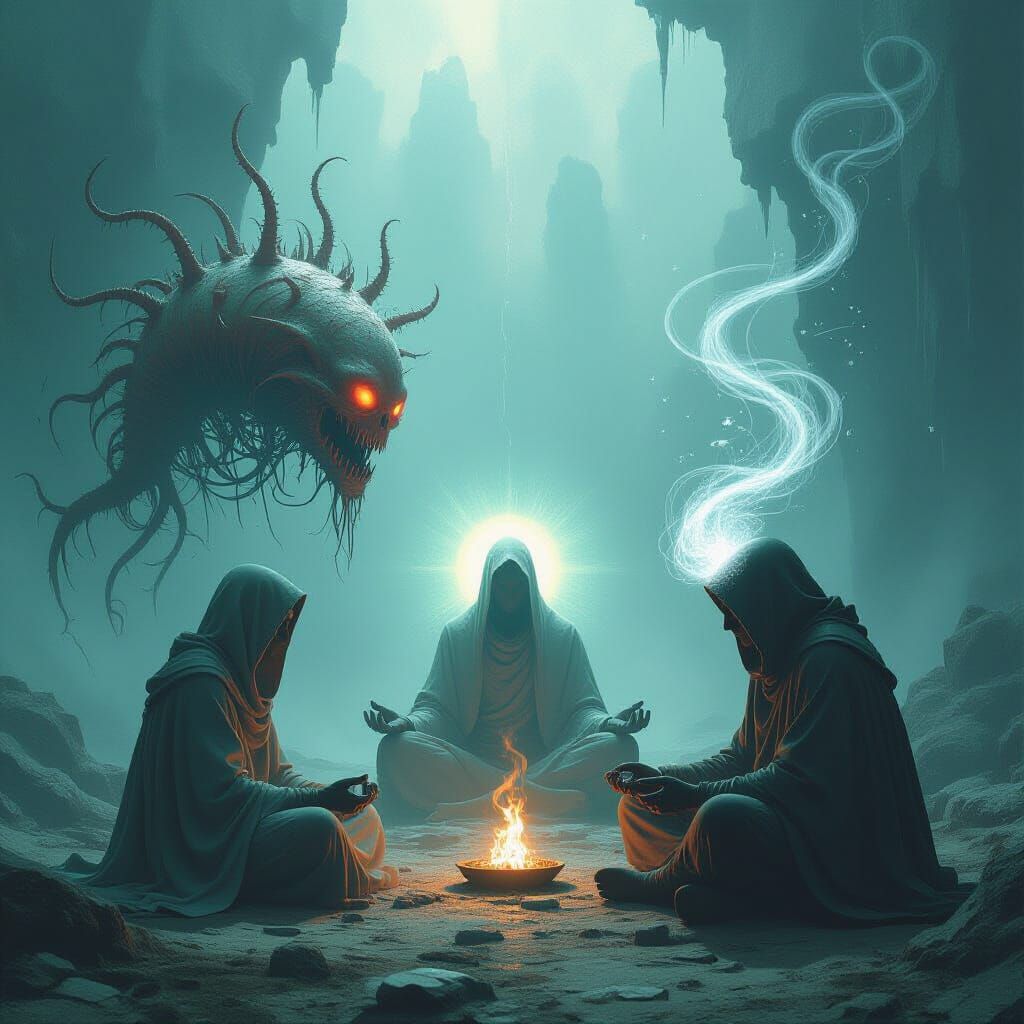 Dreamlike Beings in a Surreal Realm