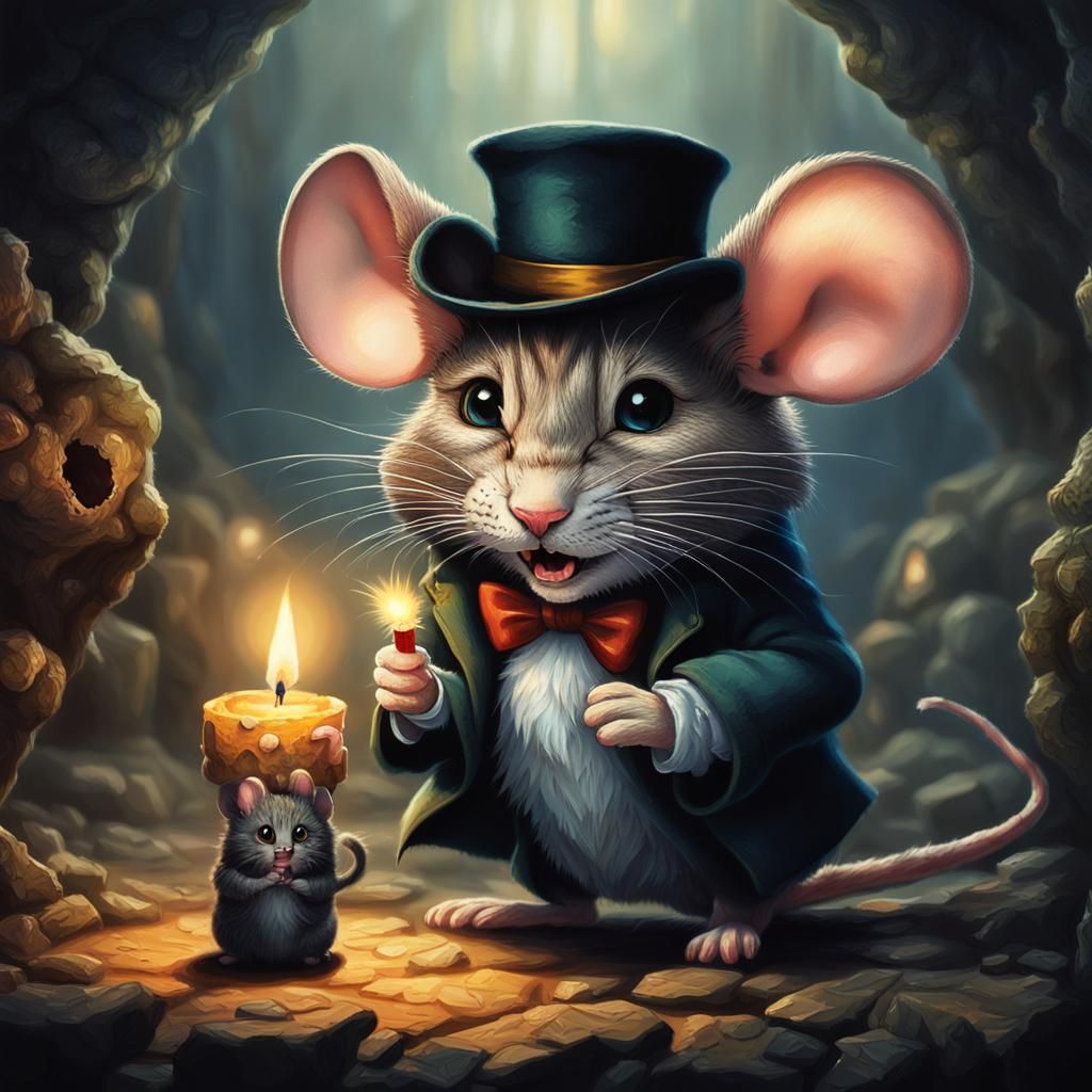 Exploring a new found cave