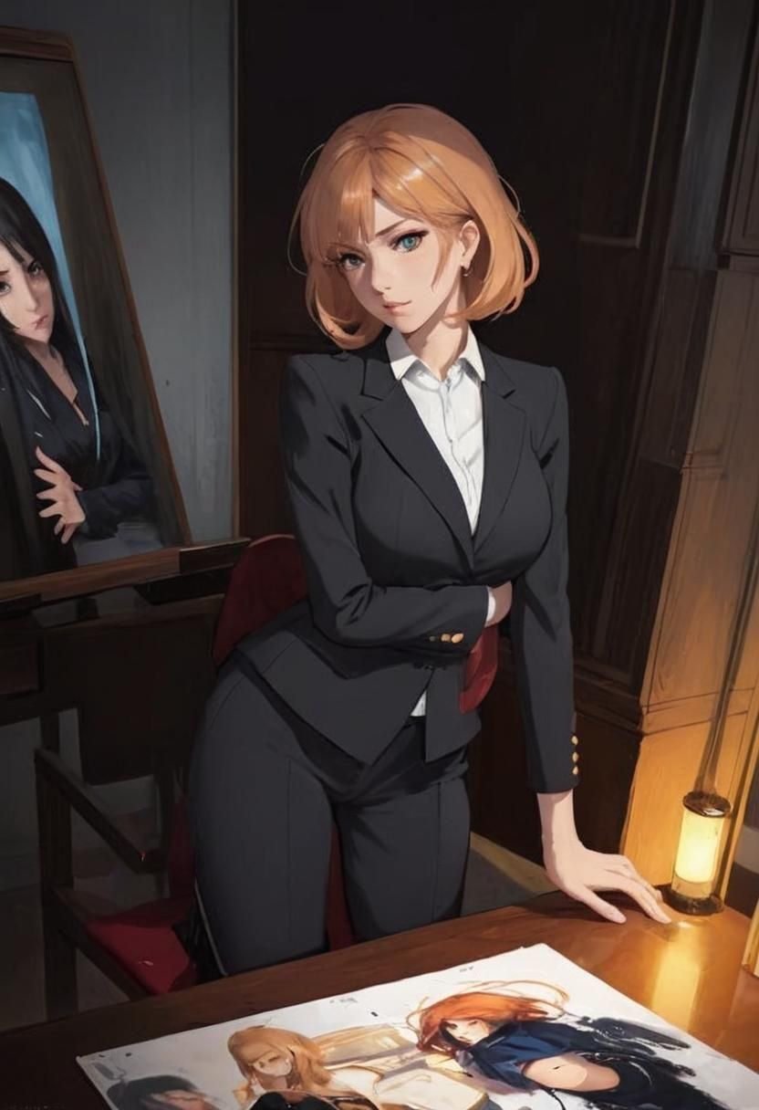 Anime Businesswoman