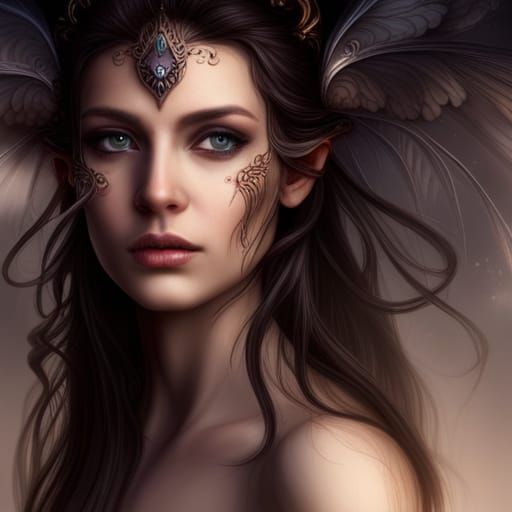 Dark Faerie Queen Visits Her Human Lover