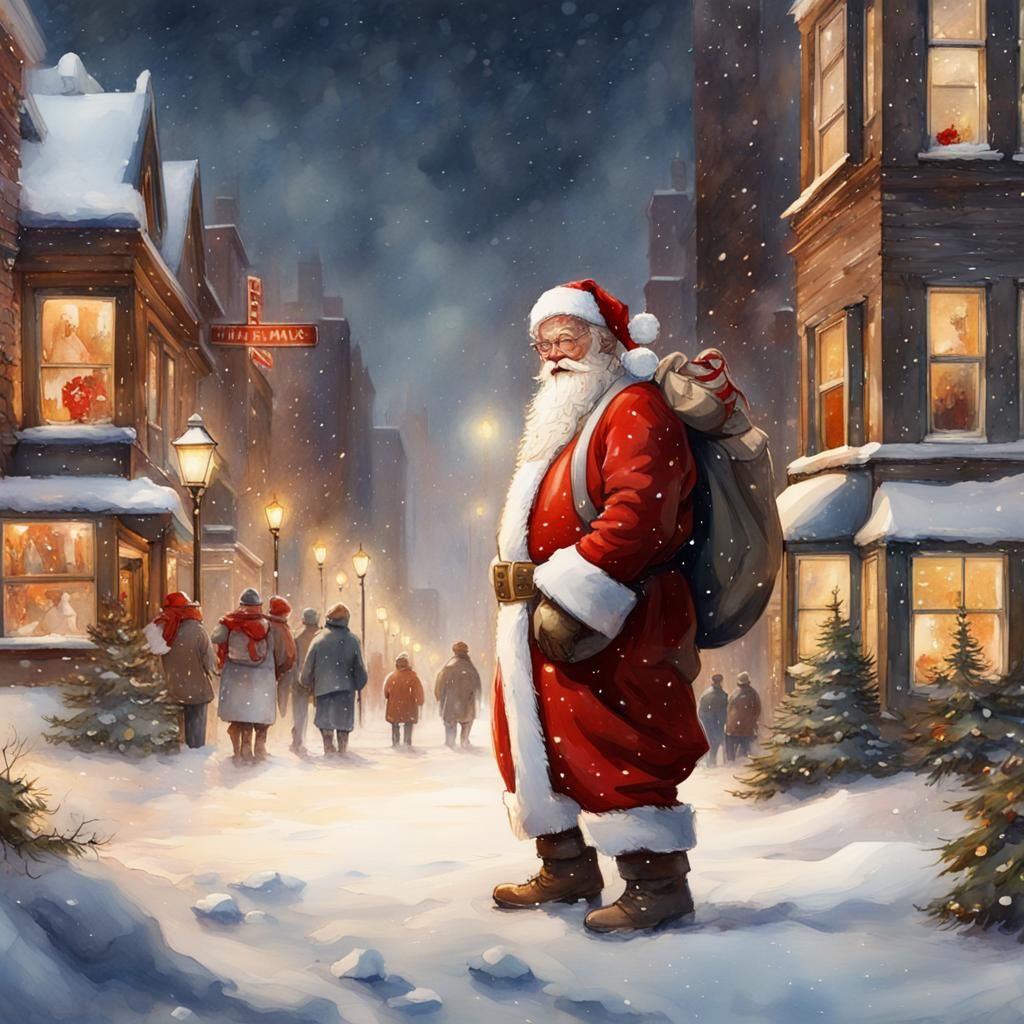 Santa in St Paul